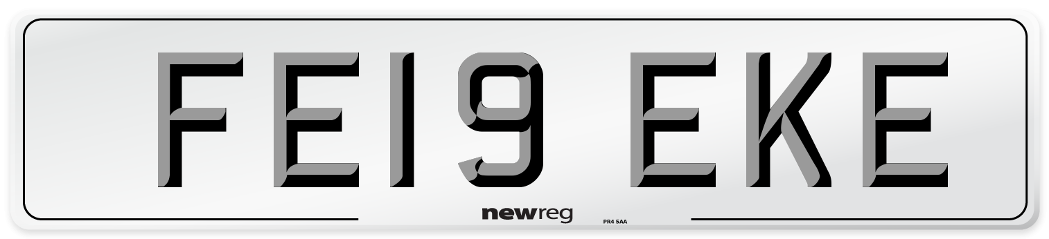 FE19 EKE Number Plate from New Reg